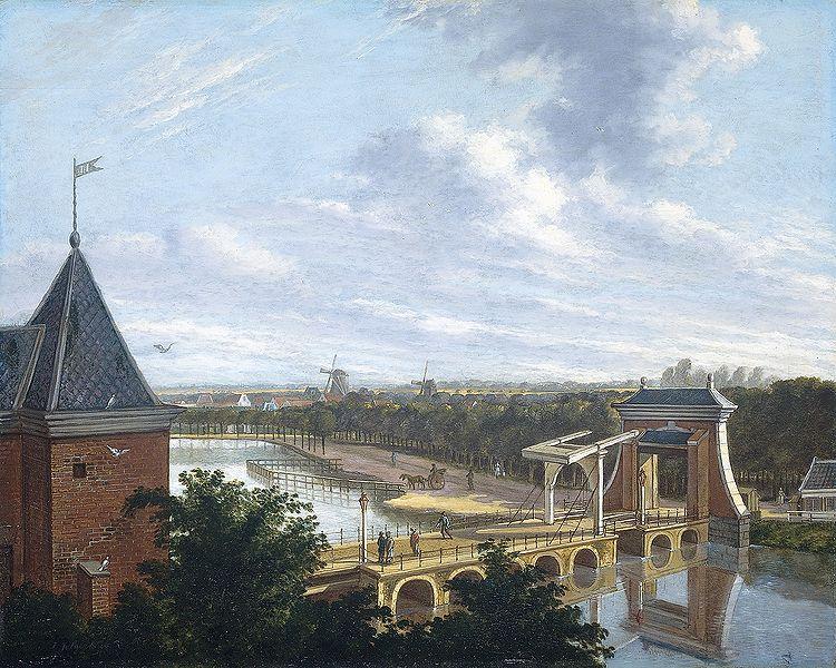 Johannes Jelgerhuis Leiden gate Sweden oil painting art